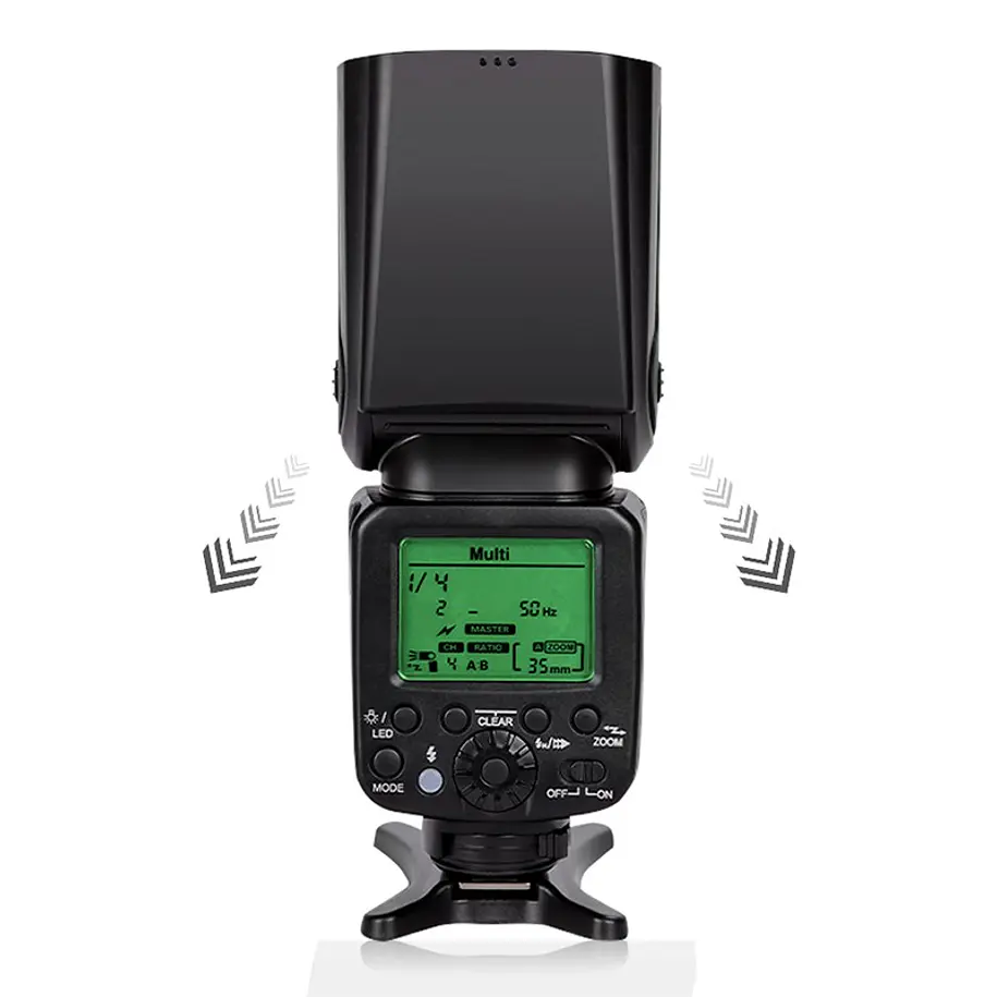 Triopo G1800 Flash Speedlight Para Canon y Nikon 4