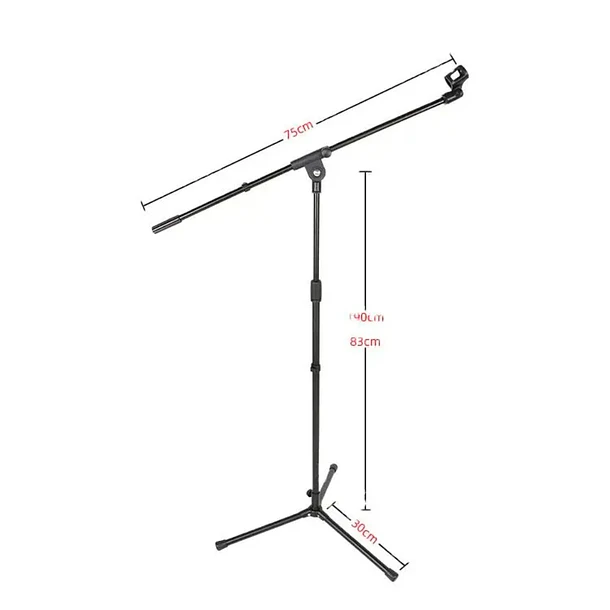 HEBIKUO M323 Atril de Micrófono con Boom 2