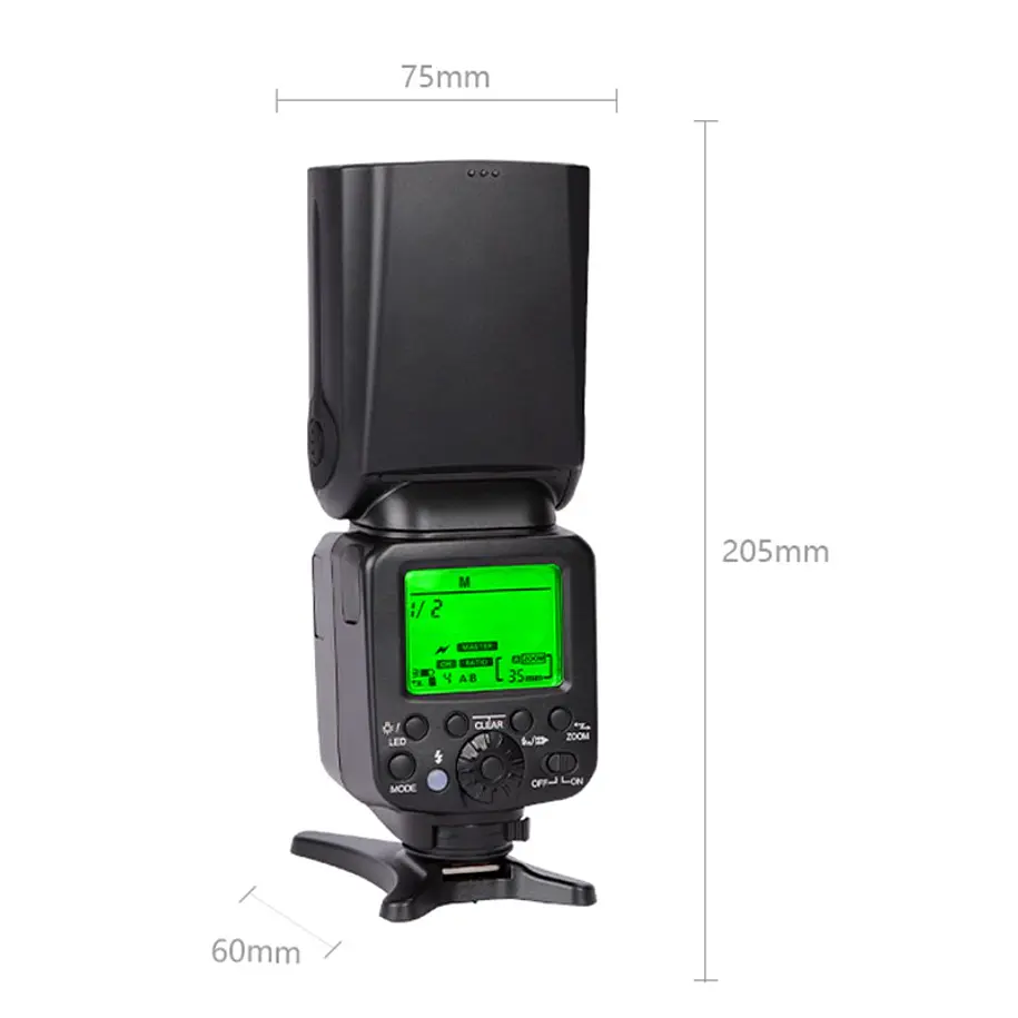 Triopo G1800 Flash Speedlight Para Canon y Nikon 9