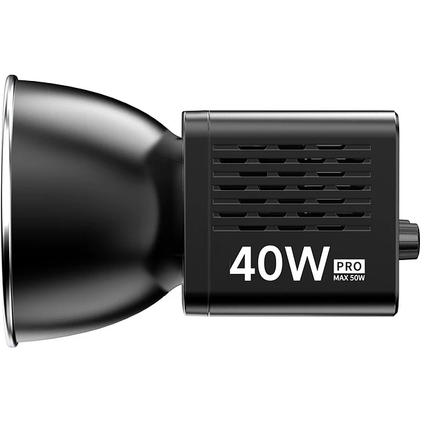Ulanzi 40W PRO L023 Led Ultra Compacto y Potente Con Reflector,  Difusor y Fuente de Poder L075 4