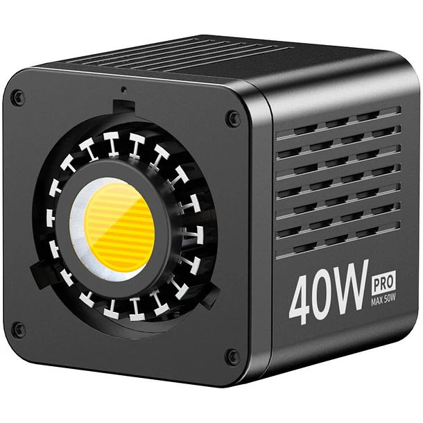 Ulanzi 40W PRO L023 Led Ultra Compacto y Potente Con Reflector,  Difusor y Fuente de Poder L075 8