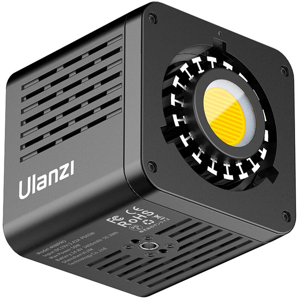 Ulanzi 40W PRO L023 Led Ultra Compacto y Potente Con Reflector,  Difusor y Fuente de Poder L075 9