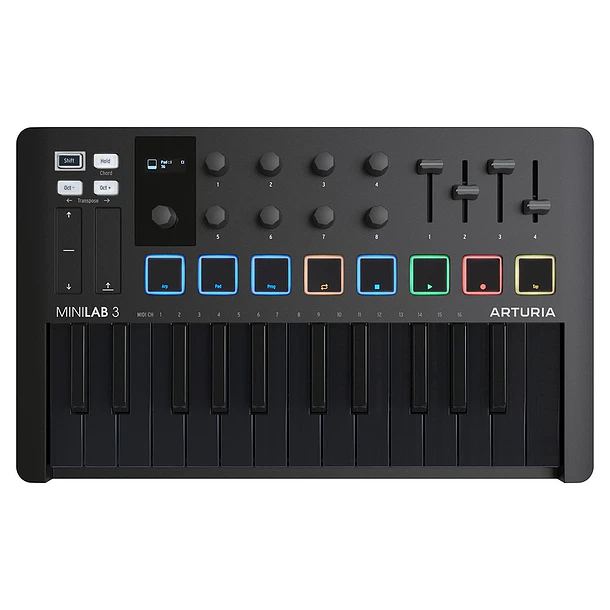Arturia Minilab 3 Deep Black - Controlador MIDI 2