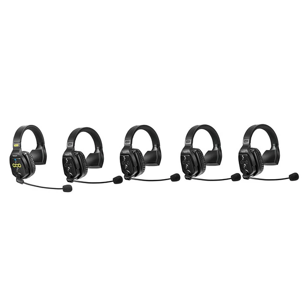 Saramonic Sistema Intercomunicador Full-Duplex Para 5 Usuarios, Audífonos Simples 9