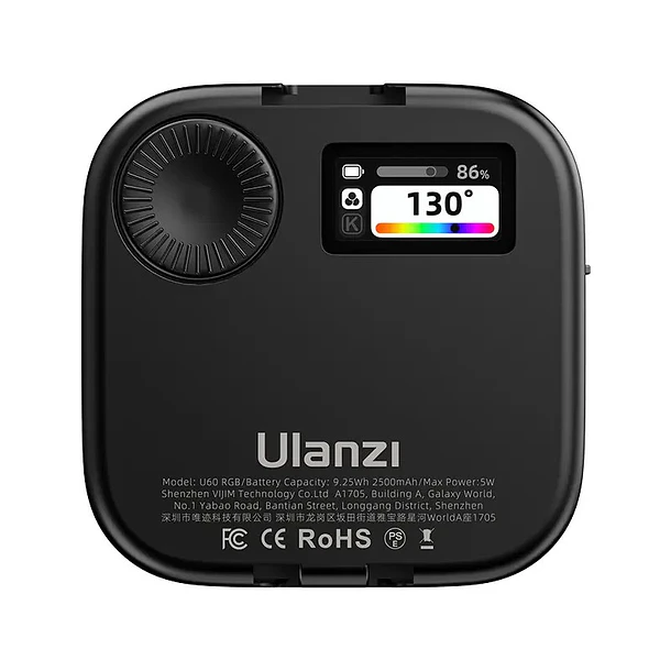 Ulanzi U60 RGB Luz de Video Multicolor 9