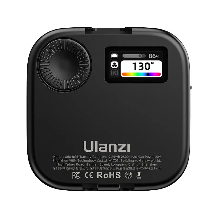Ulanzi U60 RGB Luz de Video Multicolor 9
