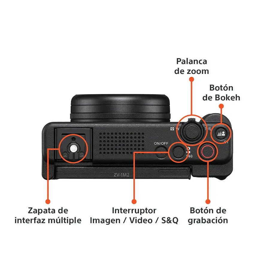 Sony Cámara vlogging ZV-1 II de lente Fijo - ZV-1M2/BQ UC2 4