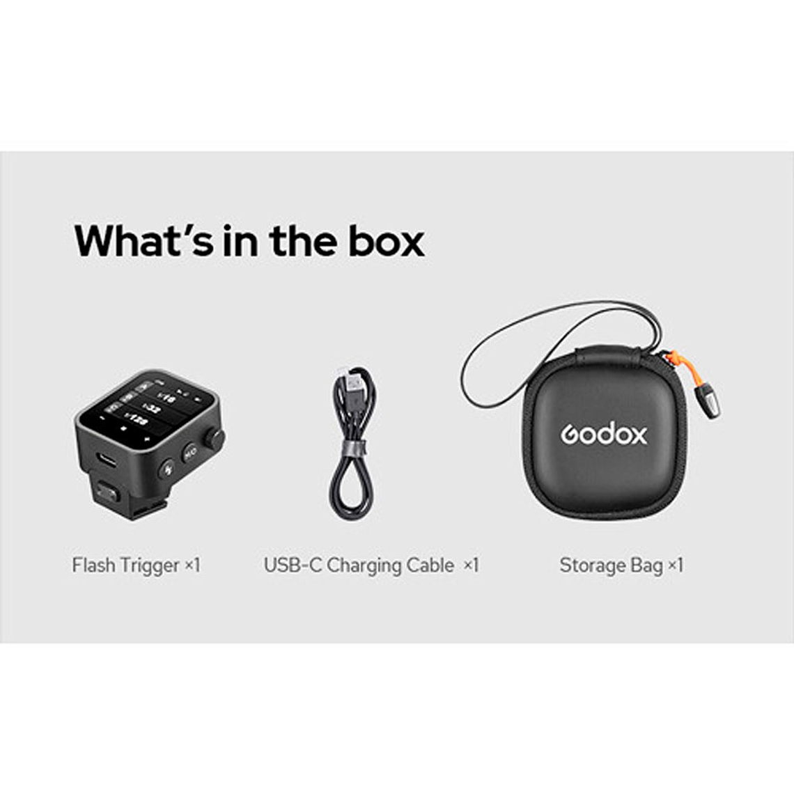 Godox X3 F Touchscreen TTL Wireless Flash Trigger Para Fujifilm 2