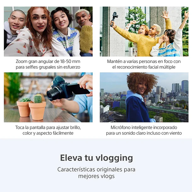 Sony Cámara vlogging ZV-1 II de lente Fijo - ZV-1M2/BQ UC2 8