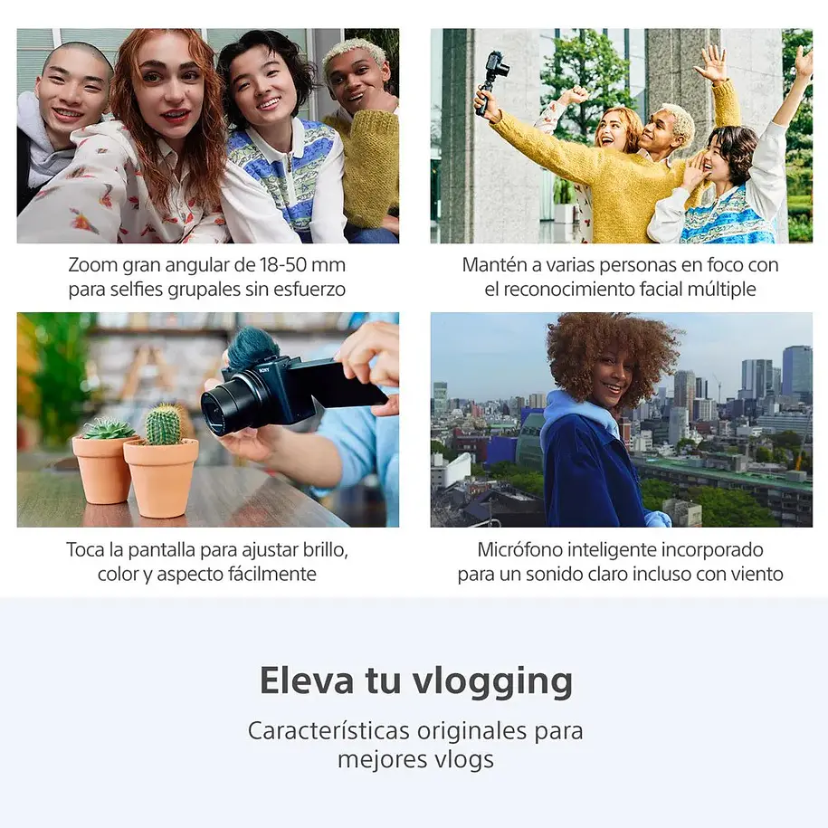Sony Cámara vlogging ZV-1 II de lente Fijo - ZV-1M2/BQ UC2 8