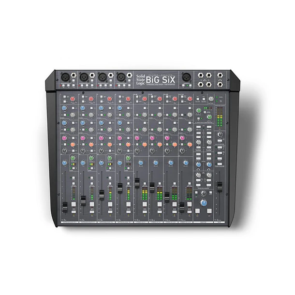 Solid State Logic Big Six - Mezclador de estudio analógico de 12 canales e interfaz 1