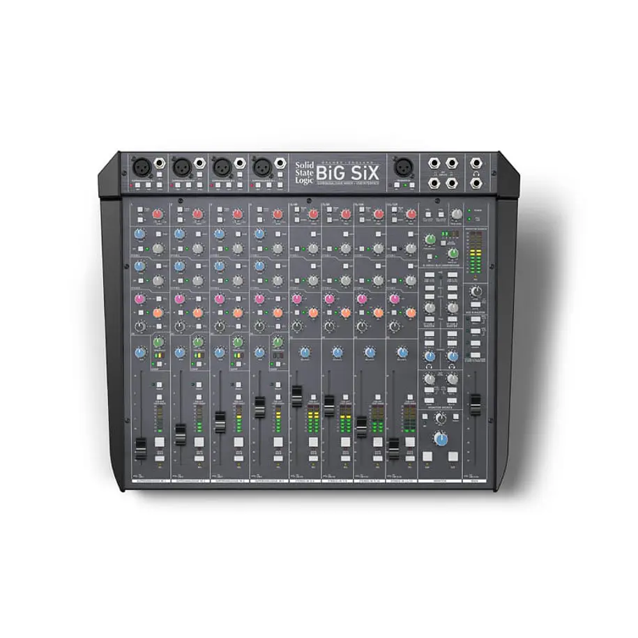 Solid State Logic Big Six - Mezclador de estudio analógico de 12 canales e interfaz 1