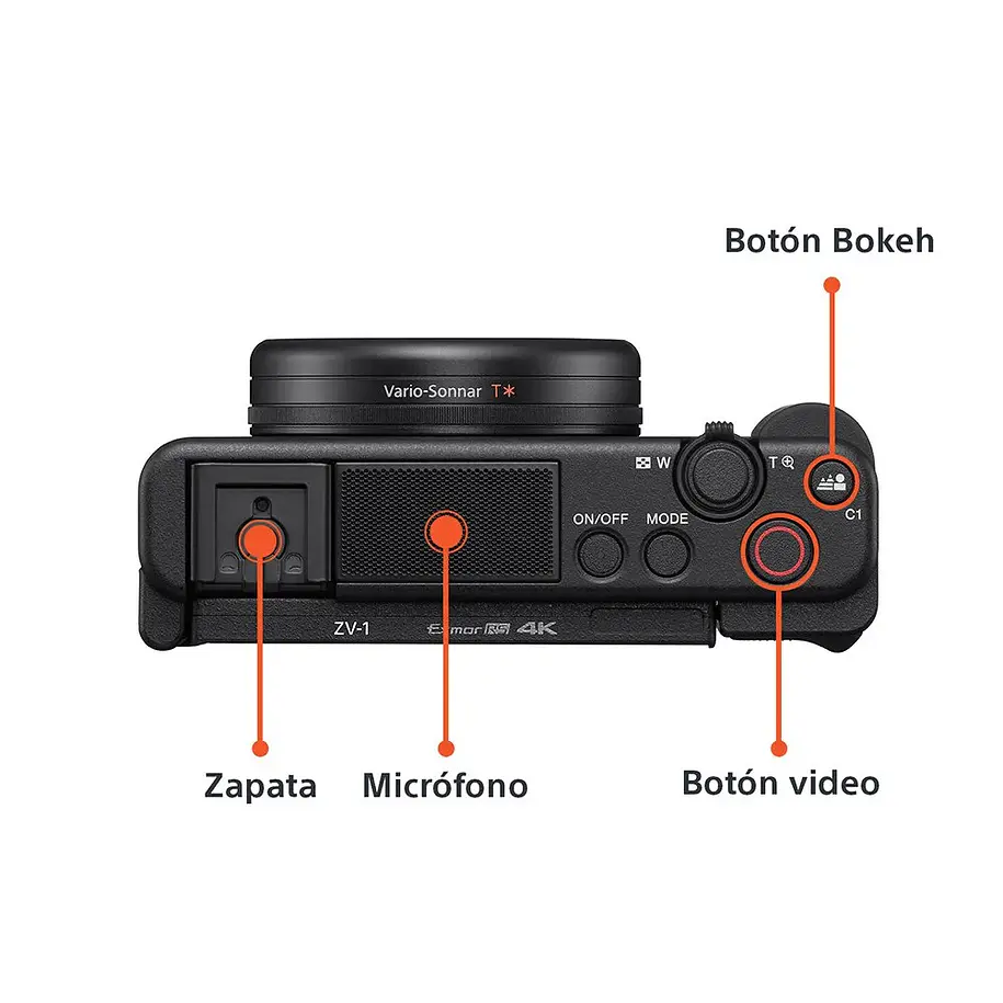 Sony Cámara ZV-1 para videoblogs  - ZV-1/BC UC2 8