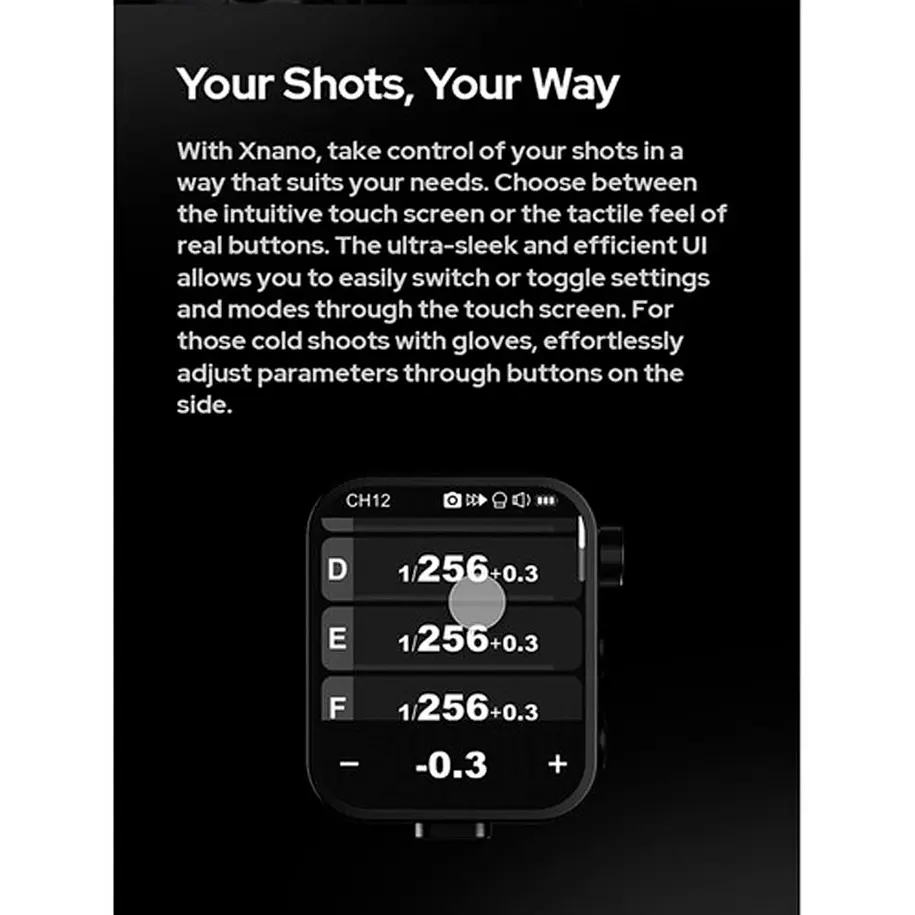 Godox X3 S Touchscreen TTL Wireless Flash Trigger Para Sony 15