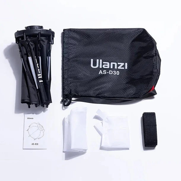Ulanzi AS-D30 Mini Softbox Octabox Montura Mini Bowens 10
