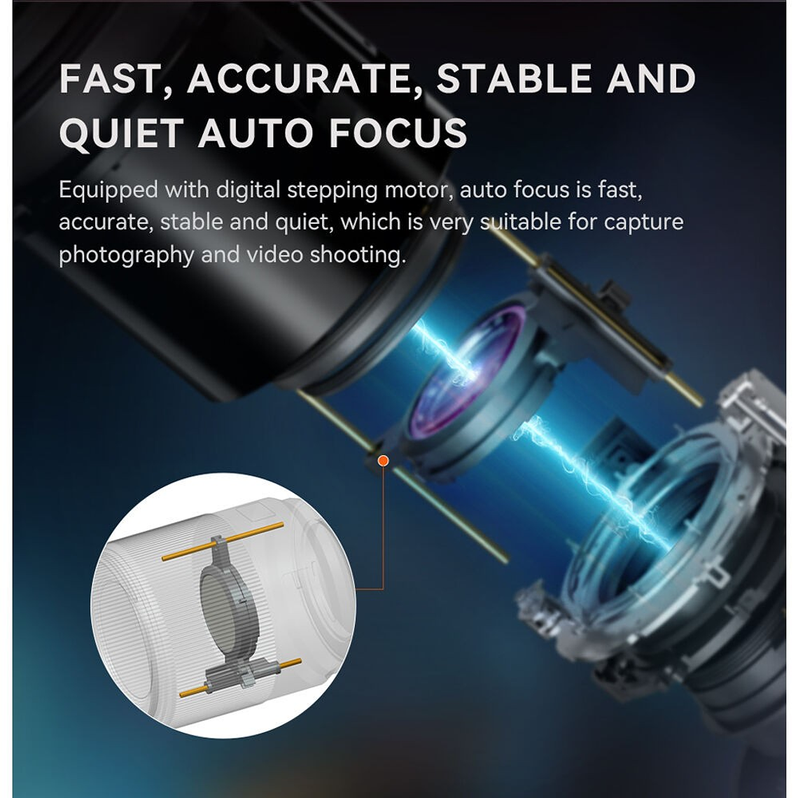 Yongnuo Lente Para Fujifilm YN 50mm f/1.8 DA DSM PRO 9