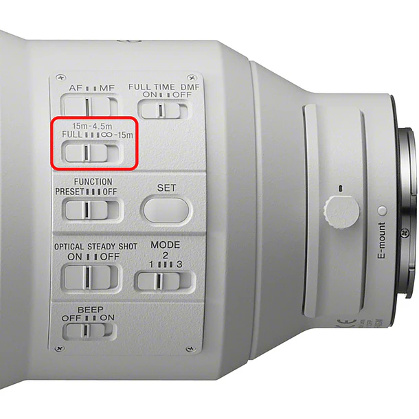 Sony Lente FE 600mm F4 GM OSS 12