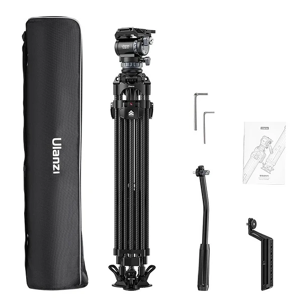Ulanzi Video Fast de Fibra de Carbono Trípode Profesional Avanzado Para Video y Cine T046 20