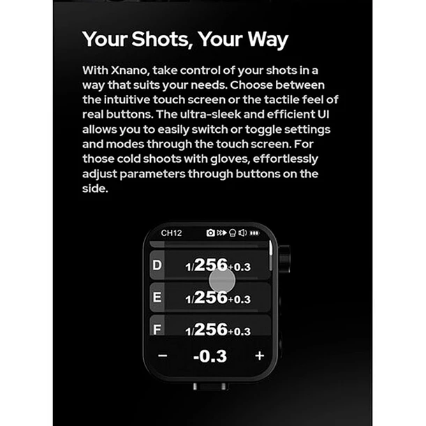 Godox X3 F Touchscreen TTL Wireless Flash Trigger Para Fujifilm 15
