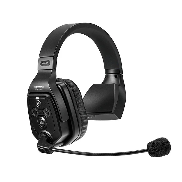 Saramonic WiTalk-WT2S Sistema de intercomunicación con auriculares inalámbricos de un solo oído Full-Duplex de 1,9 GHz 4