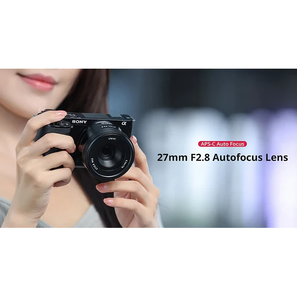 Ulanzi Lente Montura Sony E  27mm f2.8 con Enfoque Automático  CL02 2
