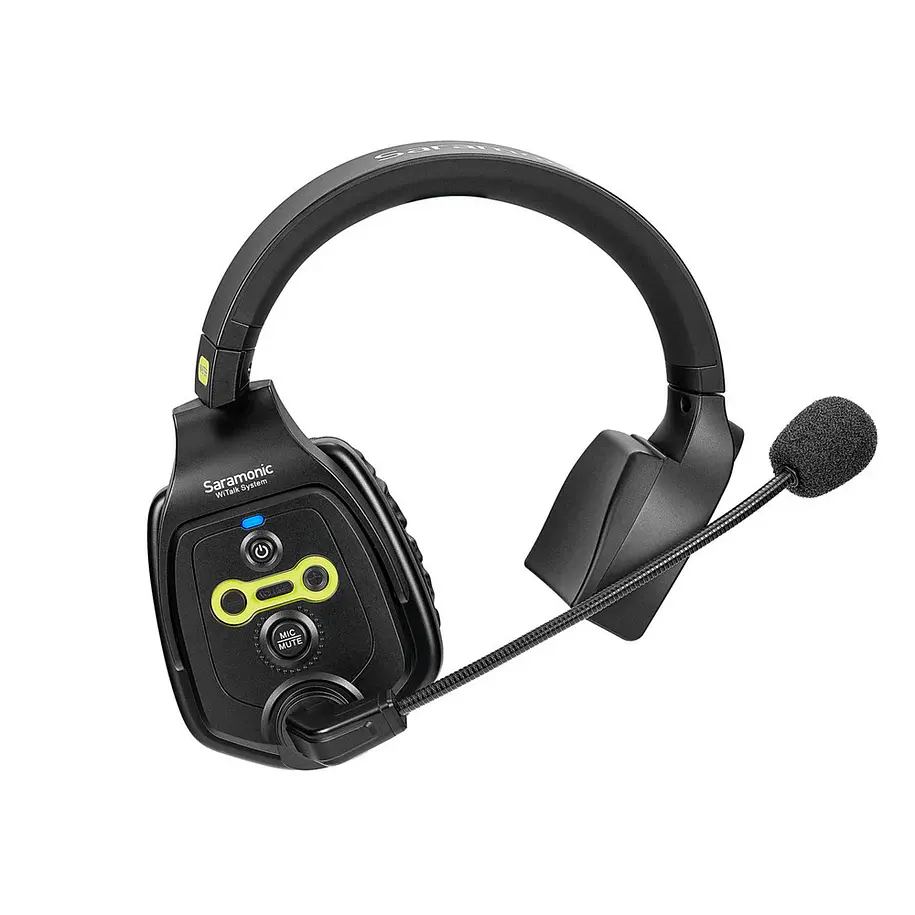 Saramonic WiTalk-WT2S Sistema de intercomunicación con auriculares inalámbricos de un solo oído Full-Duplex de 1,9 GHz 9