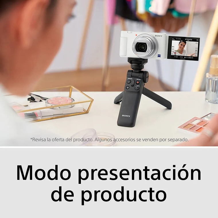 Sony Cámara ZV-1 Blanca para videoblogs 7