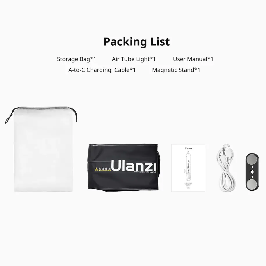 Ulanzi Luz Led Inflable 12W  Air Tube Light UA12  L092 15