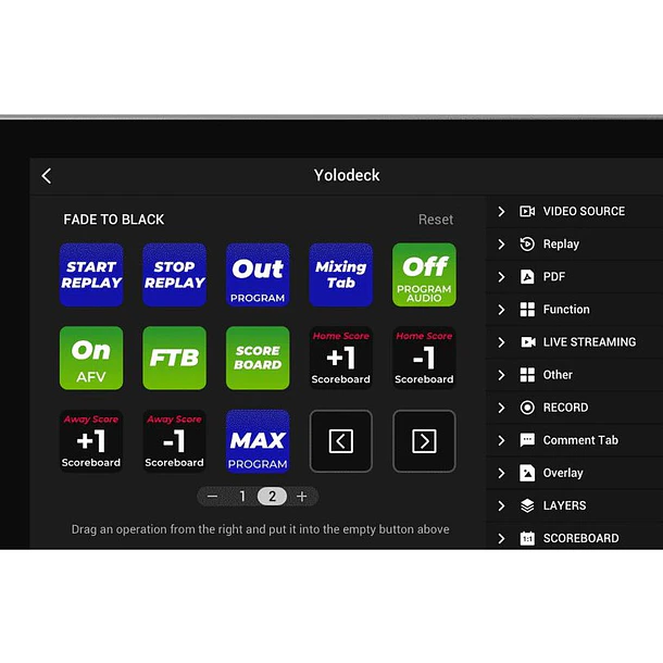 Yololiv YoloDeck Panel de Control Para Yolobox 9