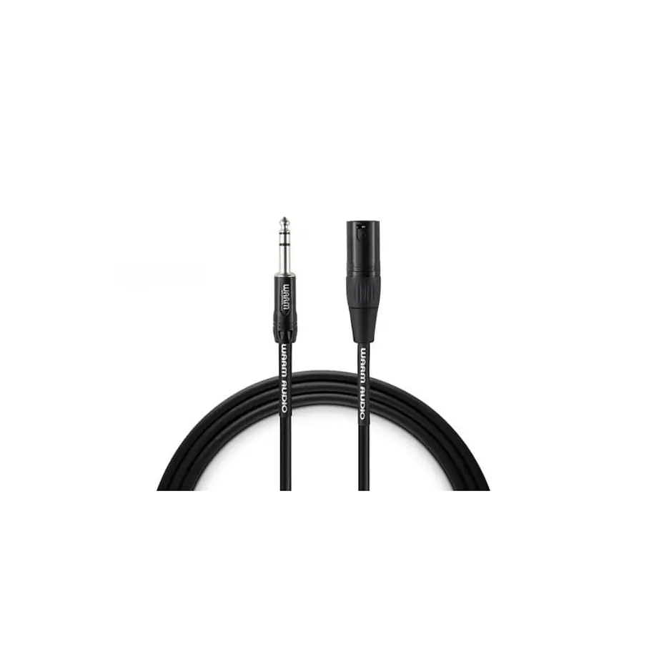 Warm Audio Pro XLRM-TRS - Cable para conexión monitores XLR macho a TRS de 1,8 mts 1