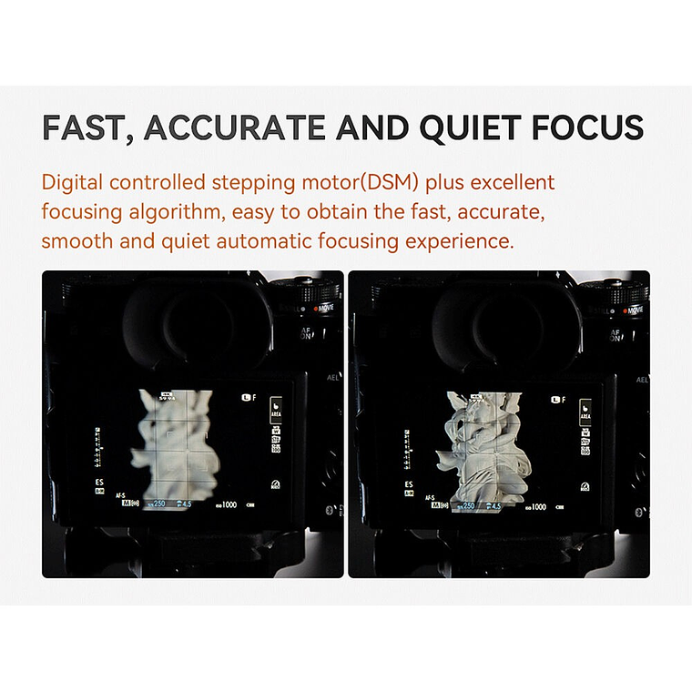 Yongnuo Lente Para Fujifilm YN 50mm f/1.8 DA DSM 9