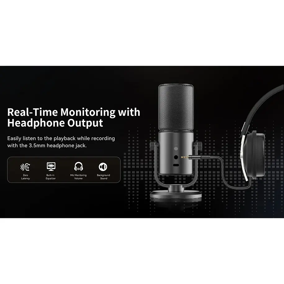 Ulanzi Micrófono Condensador Con Control de Tono Conector USB  3335 14