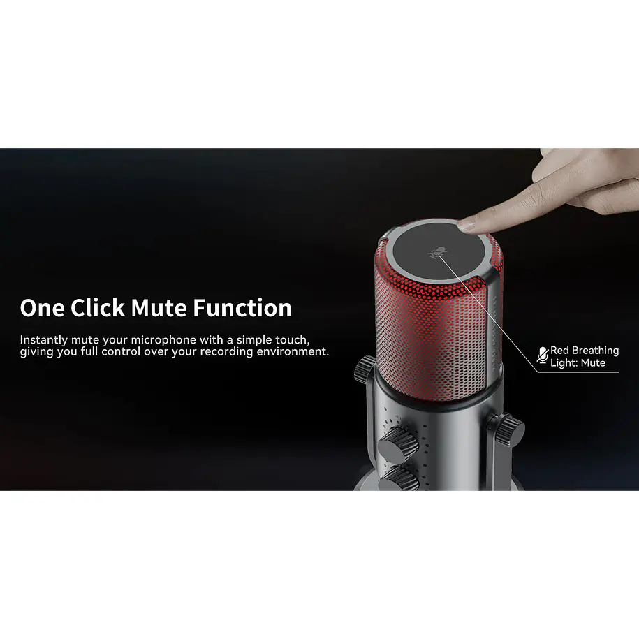 Ulanzi Micrófono Condensador Con Control de Tono Conector USB  3335 15