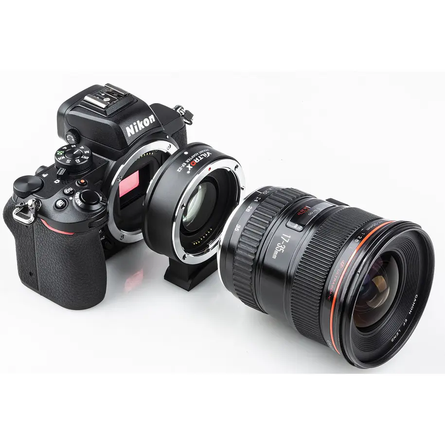 Viltrox EF-Z2 Adaptador de Lentes Canon en Cámaras Nikon Z Con Convertidor 0.71x 11