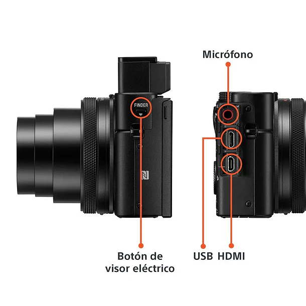 Sony Cámara compacta RX100 VII AF sin igual - DSC-RX100M7.SOLA 10