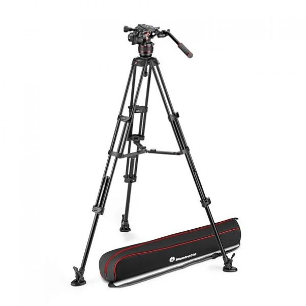 Manfrotto Kit Video Con Trípode Aluminio Twin + Nitrotech 612. Est. Ma 1