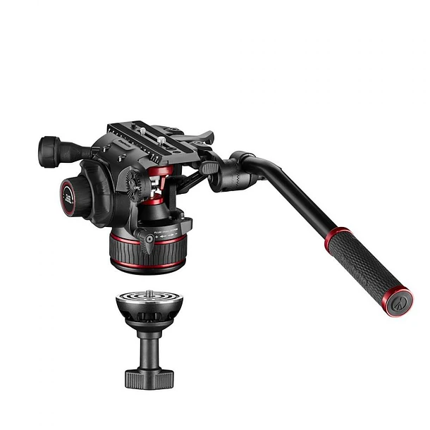 Manfrotto Kit Video Con Trípode Aluminio Twin + Nitrotech 612. Est. Ma 2