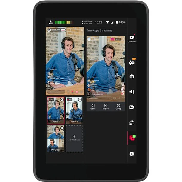 Yololiv Yolobox Ultra Streamer Multicámara Portátil Monitor y Grabador de Video 7