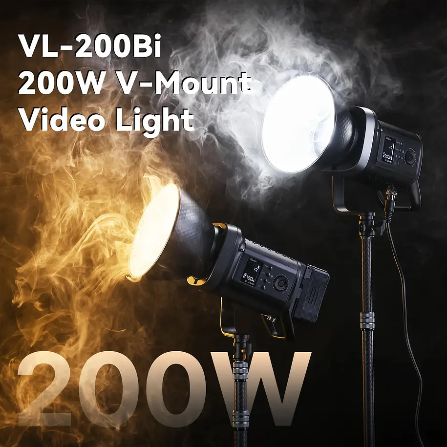 Ulanzi VL-200Bi Led Bicolor 200W Con Fuente de Poder P016 6