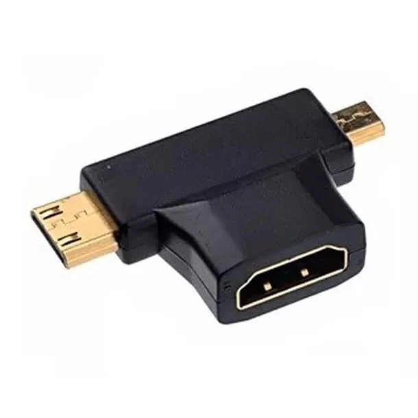 Ulink Adaptador HDMI mini / micro HDMI 1080p macho a HDMI hembra 4