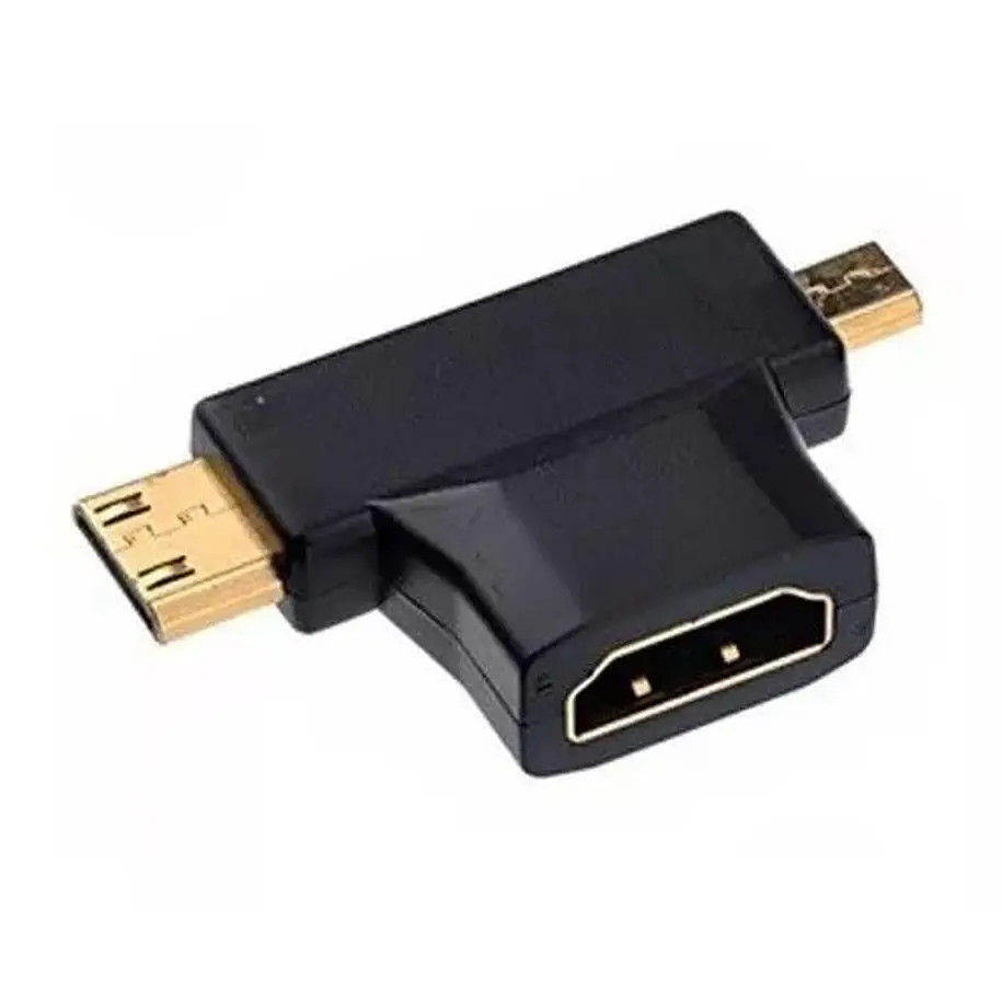 Ulink Adaptador HDMI mini / micro HDMI 1080p macho a HDMI hembra 4