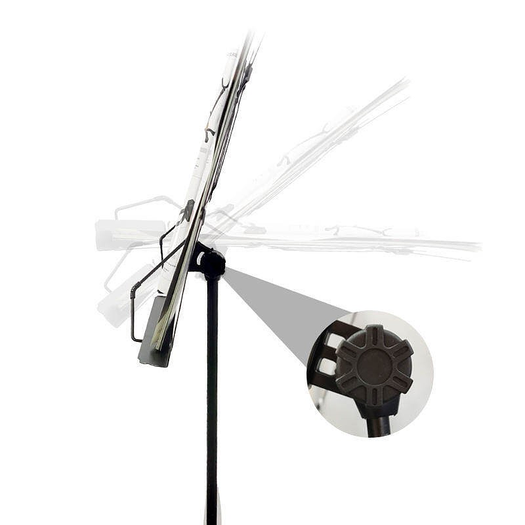 Hebikuo Atril De Partitura Simple Y Plegable 3