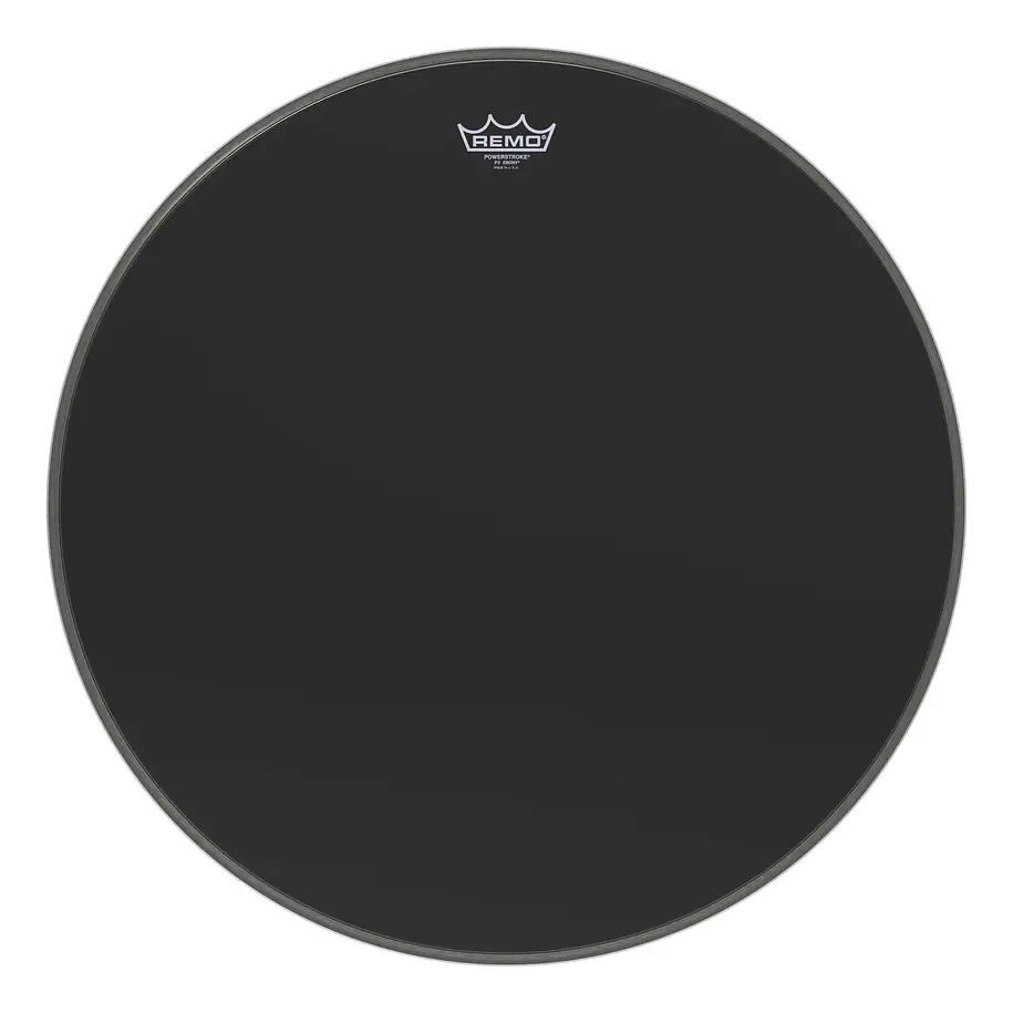 Remo P3-1024-Es Parche Bombo Powerstroke P3 Ebony 24'' Remo 1