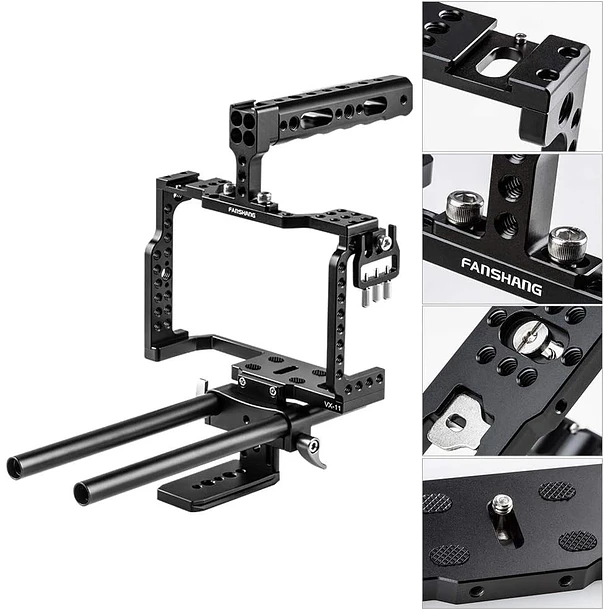 Viltrox Fanshang Carcaza Metálica Multi Cámara Con Accesorios 3