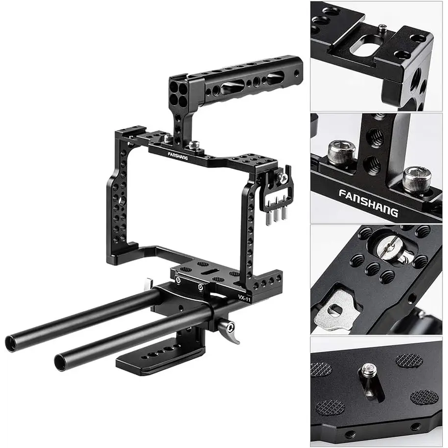 Viltrox Fanshang Carcaza Metálica Multi Cámara Con Accesorios 3