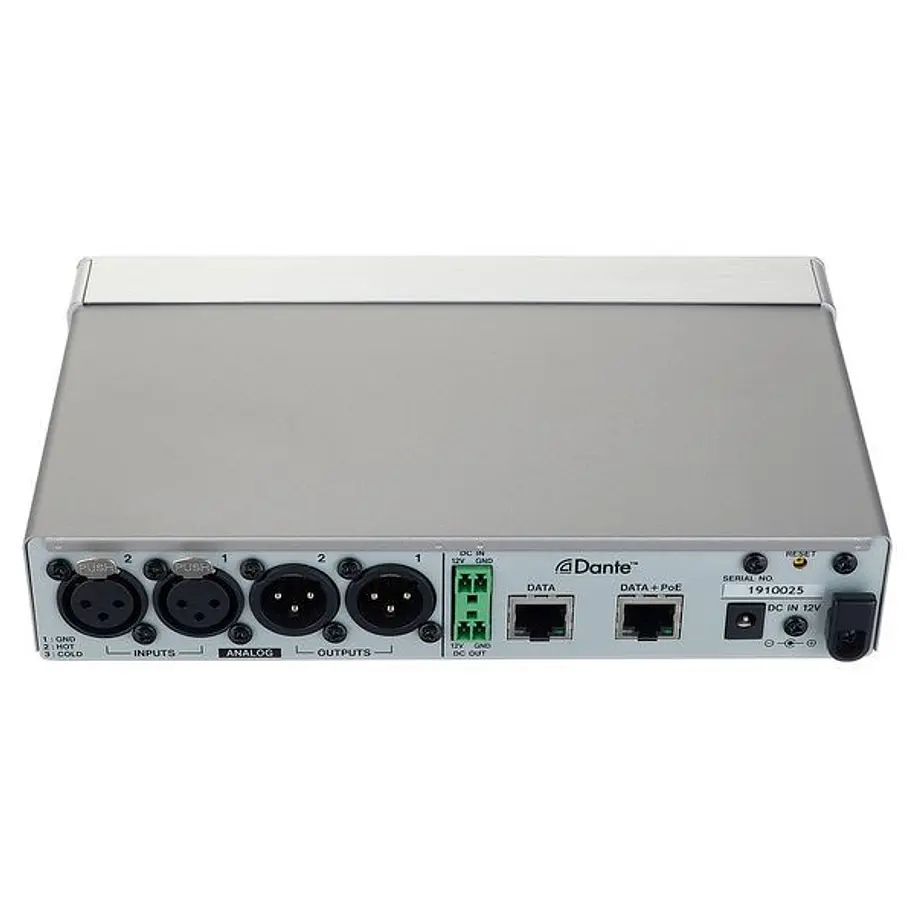 Tascam MM-2D-X - Convertidor Dante 2 ch mic/line 4