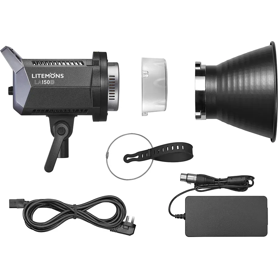 Godox LA150D-K2 Set de 2 Luces Litemons LA150D Daylight Con Trípodes y Softboxes 1