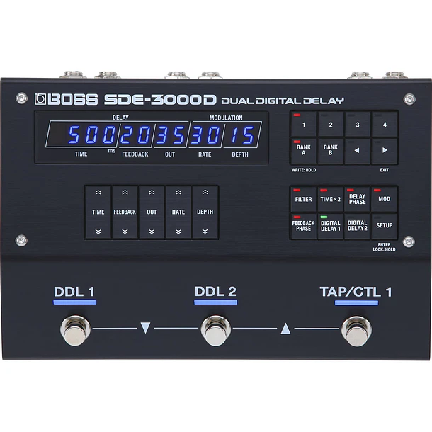 Boss Sde3000evh 230v Pedal Efecto Dual Digital Delay 2