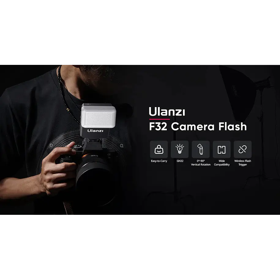 Ulanzi Flash F32 Con Contacto Central Con Batería Recargable L060GBB1 4