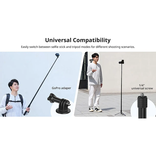 Ulanzi TT52 Trípode 1,5m Con Conector de 1/4